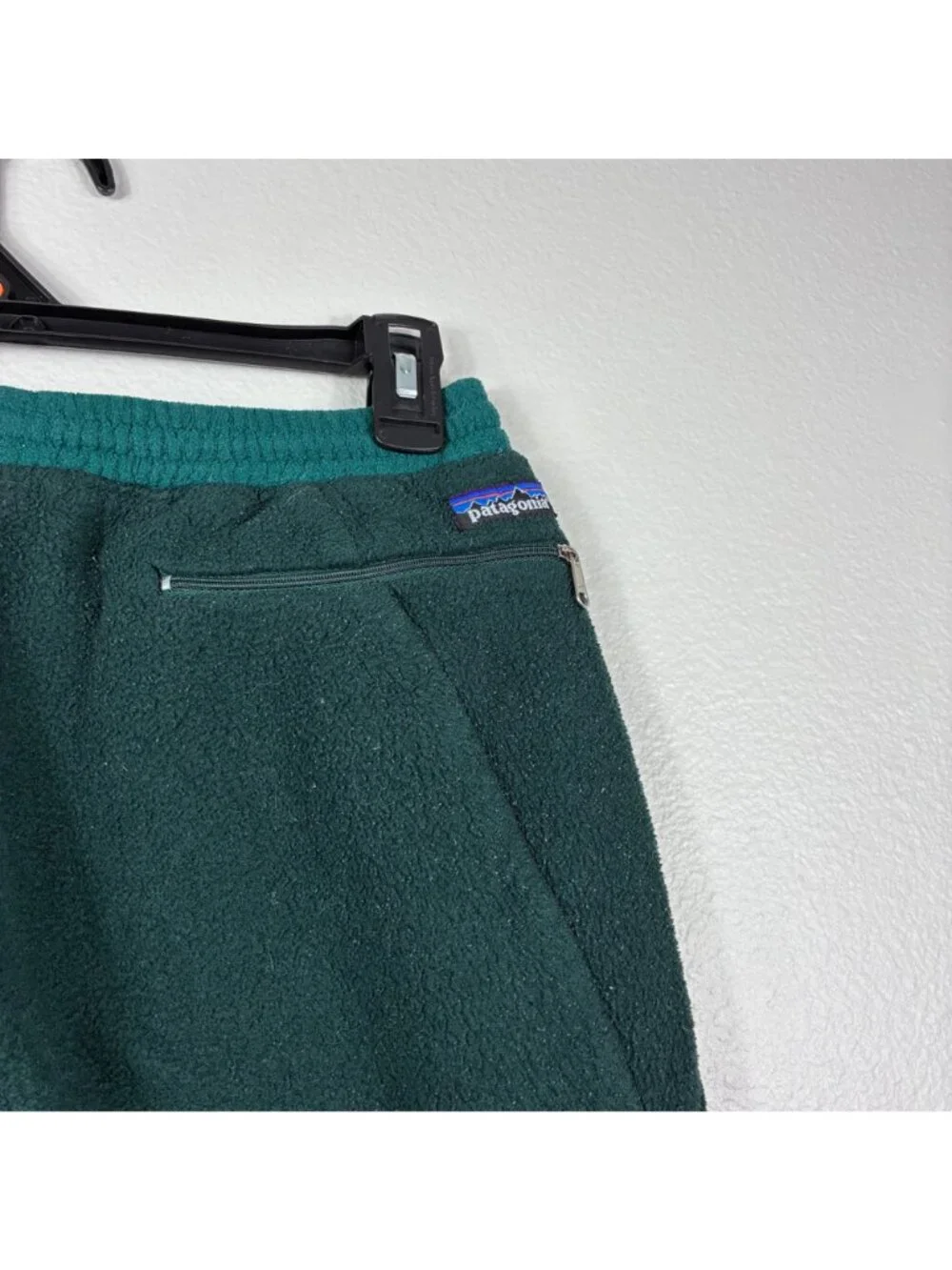 VTG 1993 Patagonia Synchilla Fleece Pants Green PCR Recycled USA Unisex Small